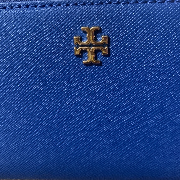 Tory Burch Emerson Zip Key/Coin Case. Regal Blue. NWT - Picture 8 of 11